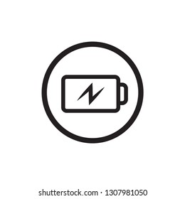 Charging icon for web and mobile print