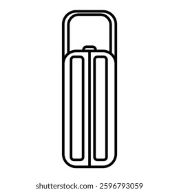 charging lamp icon vector illustration