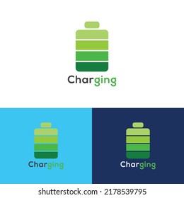 charging logo design vector templet,,