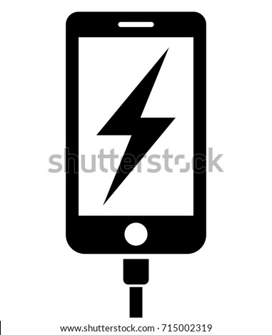 Charging phone icon