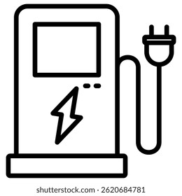 Charging Simple Icon Vector Illustration Concept