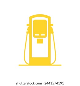 Charging station icon. Flat icon on white background. Vector illustration