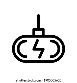 charging station icon or logo isolated sign symbol vector illustration - high quality black style vector icons
