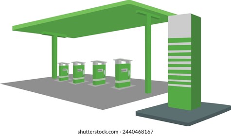 A charging station for public transportation. Alternative fuel. Green Technology.