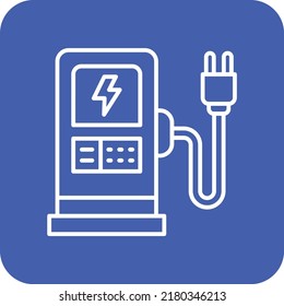 Charging Station vector icon. Can be used for printing, mobile and web applications.