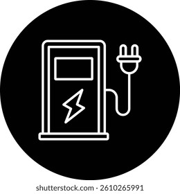 Charging Station vector icon. Can be used for printing, mobile and web applications.