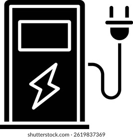 Charging Station vector icon. Can be used for printing, mobile and web applications.