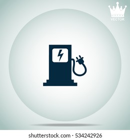 Charging station  vector illustration.