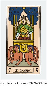 the chariots -  set of cards used in tarot games and in fortune-telling