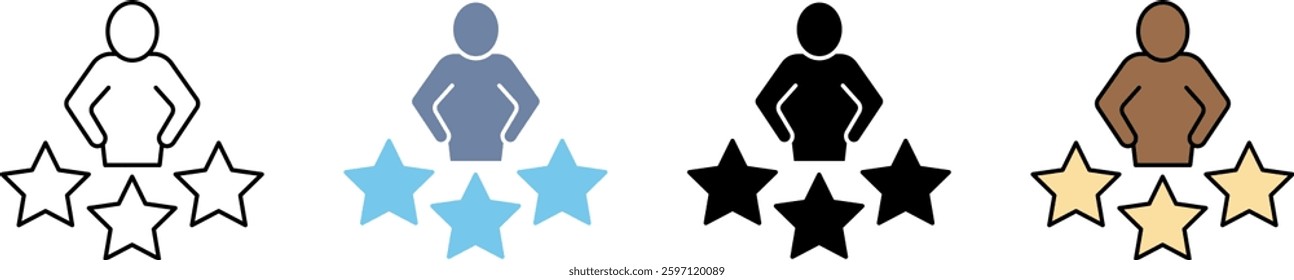 charisma concept line icon. Simple element illustration.