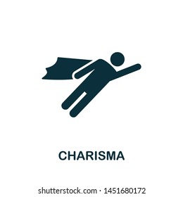 Charisma Vector Icon Illustration. Creative Sign From Business Management Icons Collection. Filled Flat Charisma Icon For Computer And Mobile. Symbol, Logo Vector Graphics.