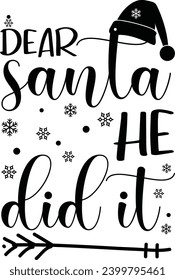 charismas typography t shirt design with vector black and white  Christmas Tree, tee print, charismas quotes ready to print on T-shirt, Mug, sweatshirt, and your products.