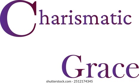 Charismatic Grace T-Shirt Creative Design with Special Quote