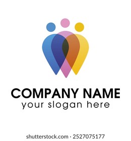 charitable foundation logo with geotag