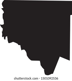 Chariton county map in missouri state