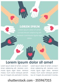 Charity concept design template