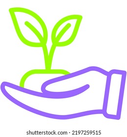charity day icon group created using a variety of colored line styles