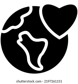 charity day icon group created using solid style variations