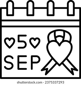 Charity Day vector icon. Can be used for printing, mobile and web applications.