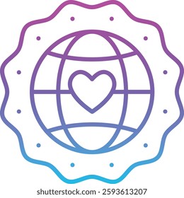 Charity Day vector icon. Can be used for printing, mobile and web applications.