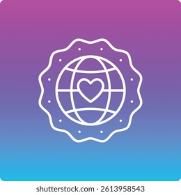 Charity Day vector icon. Can be used for printing, mobile and web applications.