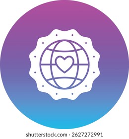 Charity Day vector icon. Can be used for printing, mobile and web applications.
