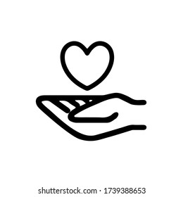 Charity and donate icon collection