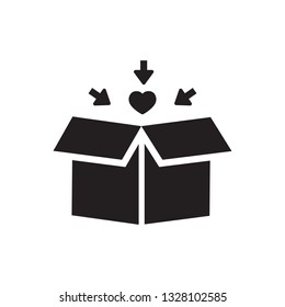 Charity donation icon