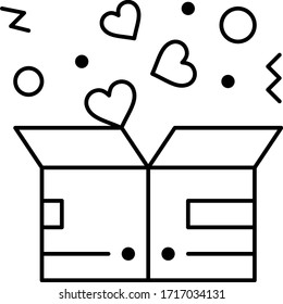 Charity and donation icon set