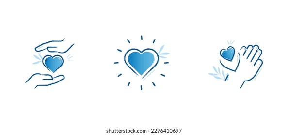 Ilustración vectorial de caridad y donación.