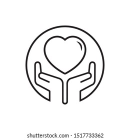 Charity flat design. vector illustration