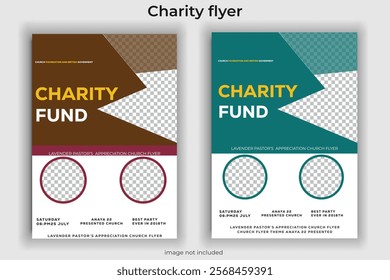 Charity flyer Charity flyer design template. A4 file and fully editable design.