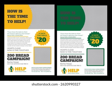 Charity Flyer size is A4 Charity flyer template. Charity flyer examples. Fundraising poster leaflet template. Helping charity poster design