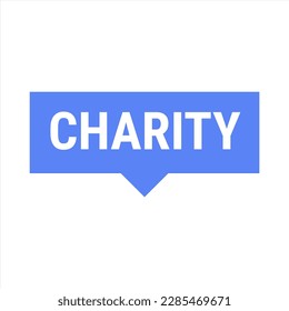Charity and Generosity Blue Vector Callout Banner with Reminder to Give During Ramadan