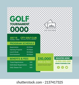 Charity Golf Tournament Flyer Template