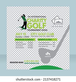 Charity Golf Tournament Flyer Template