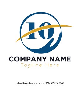 Logo De La Ayuda De La Caridad Manos En La Plantilla De Concepto Carta 10. Cuidado, Compartir, Caridad, Salud Médica, Organización de Donaciones 10 Diseño de Logotipo