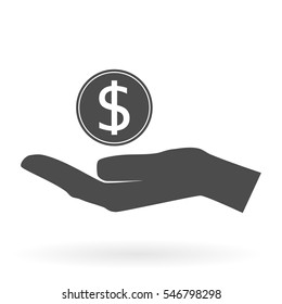 Charity icon. Donations