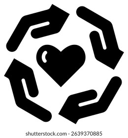 Charity Icon Element For Design
