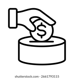 Charity Icon Element For Design