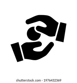 charity icon or logo isolated sign symbol vector illustration - high quality black style vector icons
