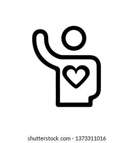 Charity icon set