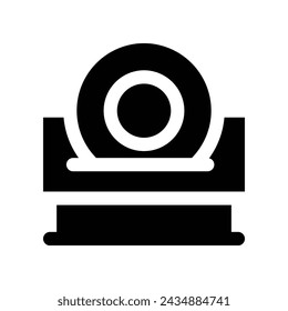 icono de caridad. icono de glifo vectorial para su sitio web, móvil, presentación y diseño de logotipo.