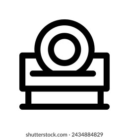 charity icon. vector line icon for your website, mobile, presentation, and logo design.