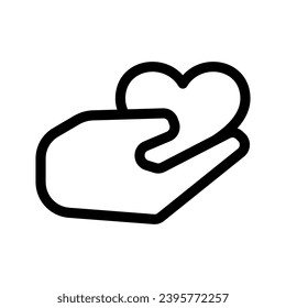 Icono de caridad Ilustración de diseño de vectores