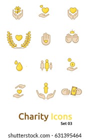 Charity Icons set