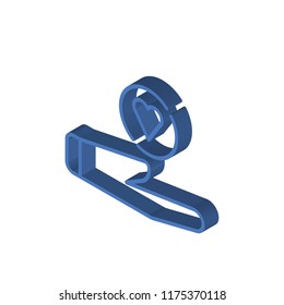 Charity isometric left top view 3D icon