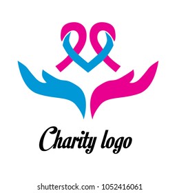 charity logo design for non profit company, philosophy of this logo is handle, help with heart