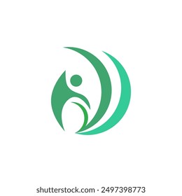 Charity Logo design vector, illustration. Non profit organization logo concept.  