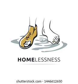 Charity logo design. Vector image.